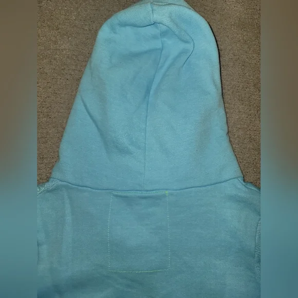 Like New Aviator Nation Blue Hoodie with Rainbow Zip Up - Picture 8 of 8